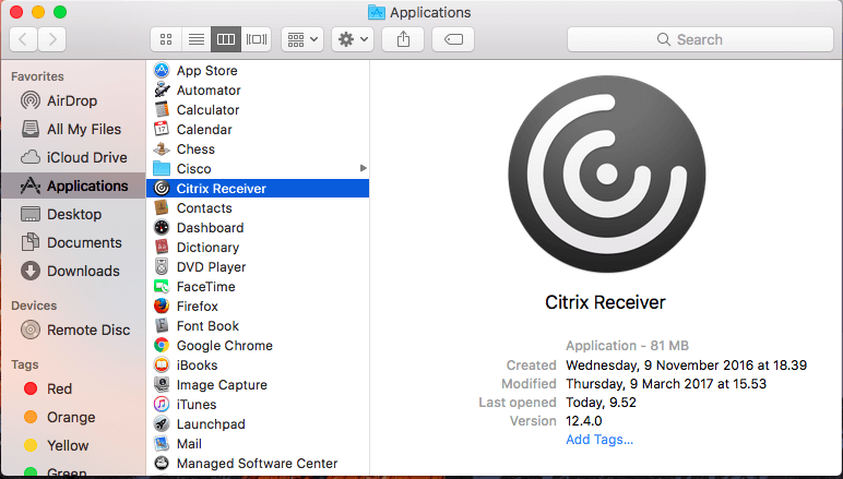 citrix receiver for mac 12.6